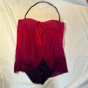 Lauren Ralph Lauren Halter One Piece Bathing Suit Size 16